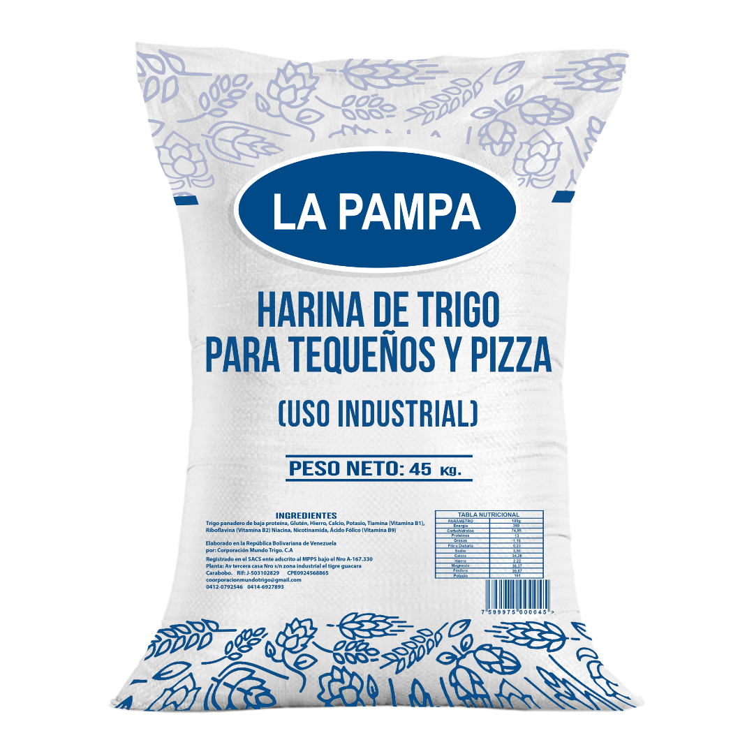 Harina de trigo Tequeños/Pizza 45kg
