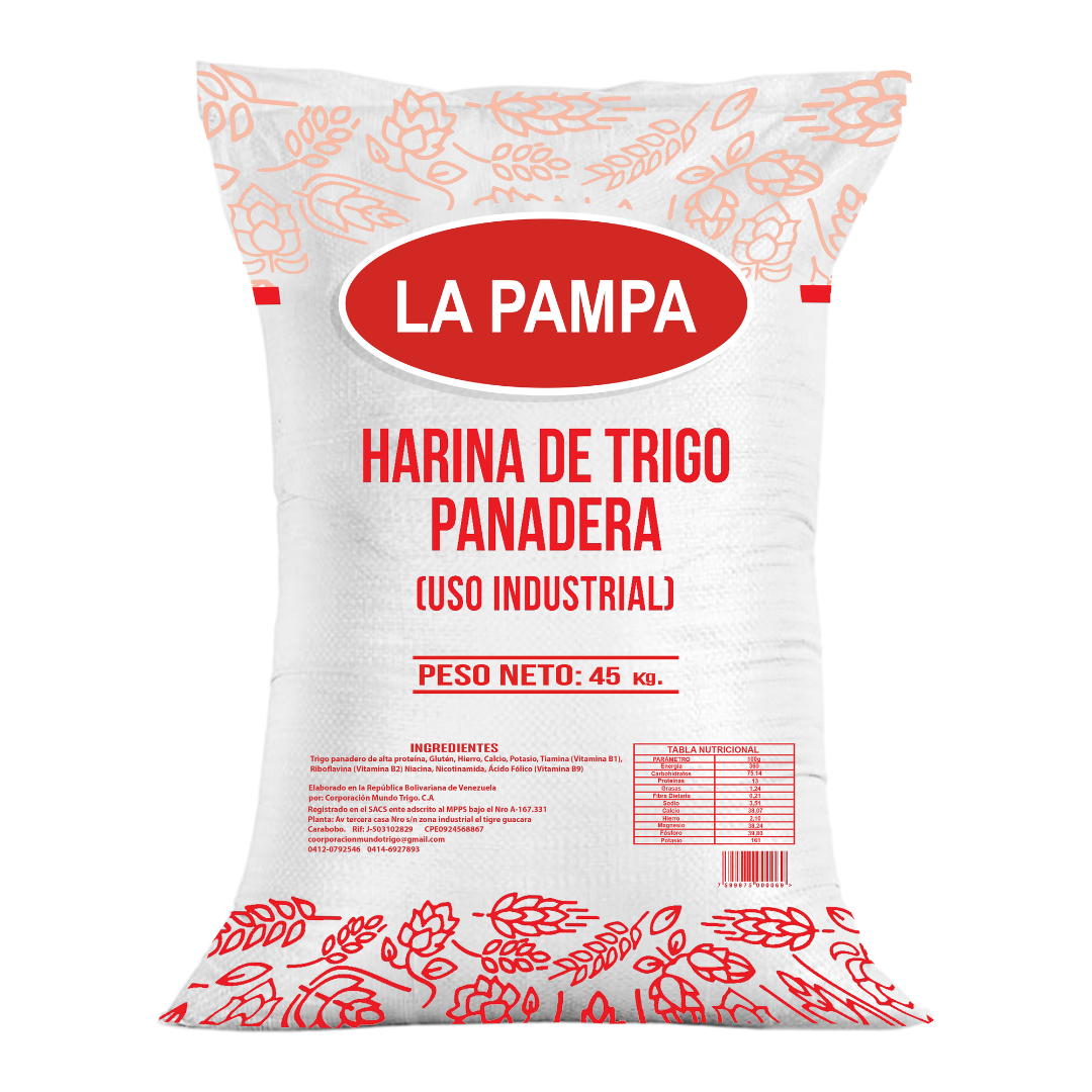 Harina de trigo Panadera 45kg